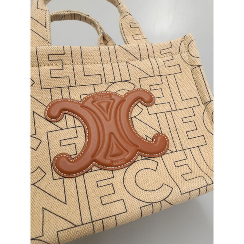 Celine Triomphe Logo Cabas Thais Bag - Picture 4 of 9